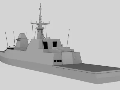 FFG Formidable Low-poly 3D model