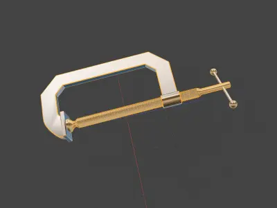 Industrial Clamp 3D model
