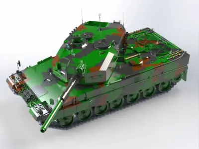 Leopard 2 A0 Free 3D print model