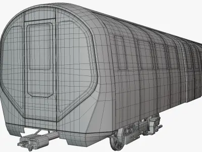 New tube for London locomotive 3D model