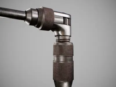 Old hand Drill 3D model