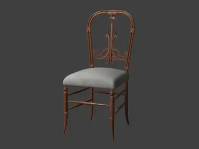 Antique Victorian Chair 3D model