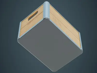 Crate 3A Low-poly 3D model