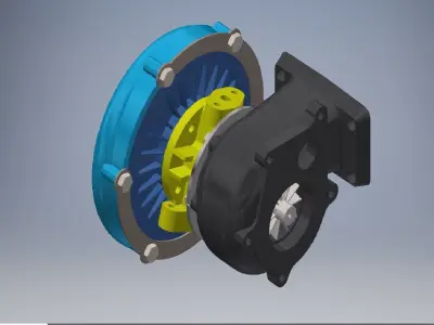 Turbocharger 3D Models  3D model