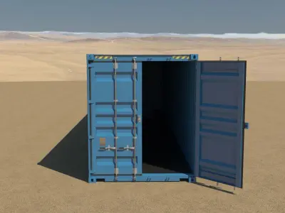 40ft Container 3D model
