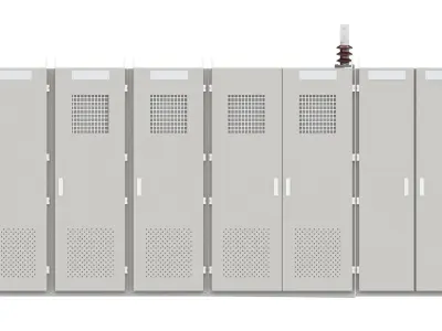 Switchboard 13 Low-poly 3D model