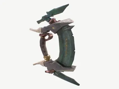 Stone Blade Low-poly 3D model