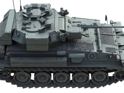 Scimitar FV 107 CVR Tank Low-poly 3D model