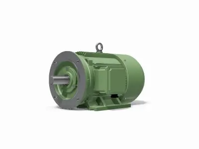 180M B35 Right IEC electric motor - 3D CAD model 3D model