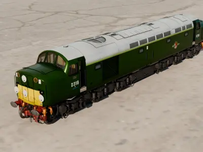 BR Class 40 Low-poly 3D model
