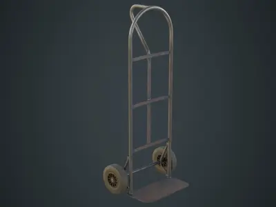 Hand Truck 5B Low-poly 3D model