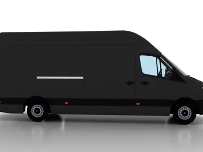 Mercedes Benz Sprinter L3H3 2009 Cargo EU 3D model