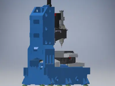 Vertical Drilling Milling Machine 3D model