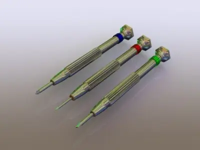 Watch Jewelry Screwdrivers Free 3D model