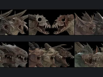 All Beasts Bundle Part 1 3D Model Pack