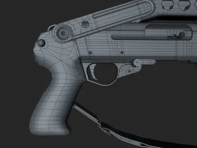 Franchi SPAS 12 3D model