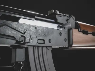 M70 Assault Rifle Low-poly 3D model