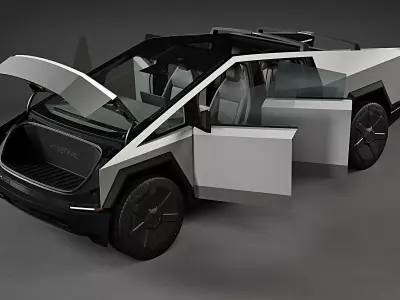 2025 Tesla Cybertruck 3D model