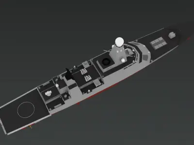 Dong-Dongo Destroyer 3D model