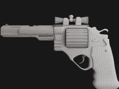 Golden Magnum 3D model