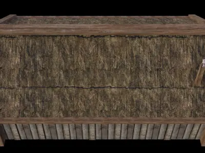 Medieval Viking House- Game Ready Low-poly 3D model