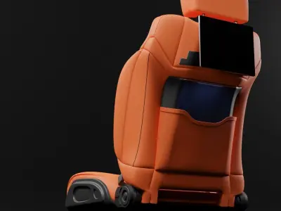 Super Lux car seat 3D model