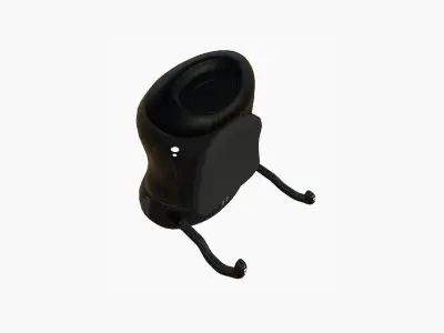 Jetpack J03 Black White - SciFi Character Design Low-poly 3D model