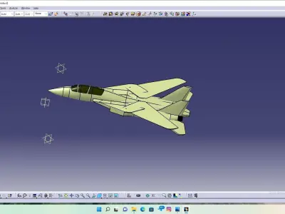 grumman f-14 tomcat 3D model 2