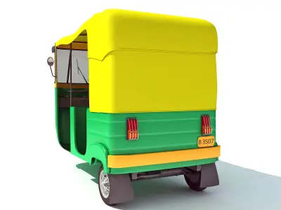 Auto Rickshaw 3D model order
