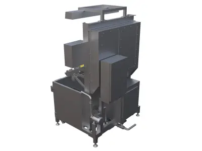 Fuel tank sealing test machine 3D model
