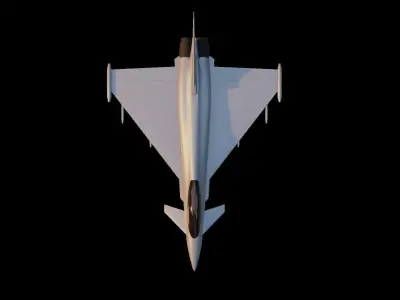 Eurofighter Typhoon EF2000 Single Seat Free 3D model