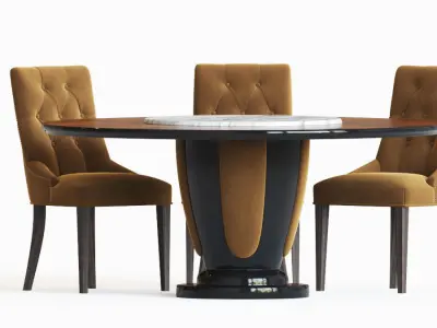 Dining Set 81 3D model