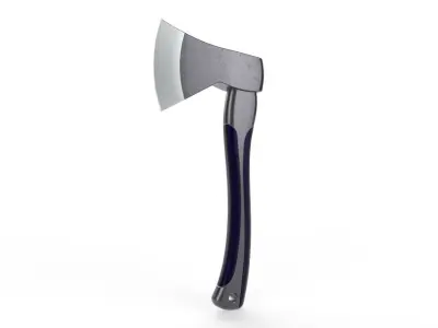 Axe M04 - with STL Low-poly 3D model