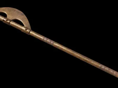 Epsilon Axe Low-poly 3D model