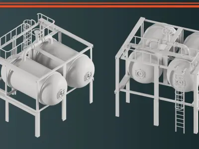 Industrial Tanks VOL-03 3D model