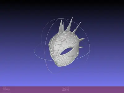 How To Train Your Dragon Astrid Dragon Scale Armor Helmet 3D print model