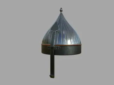 Medieval middle eastern helmet 3D model