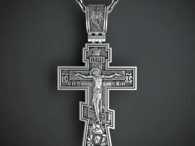ORTHODOX CROSS 3 Printable Model 3D print model