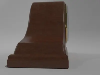 Antique Mantle Clock 3D model