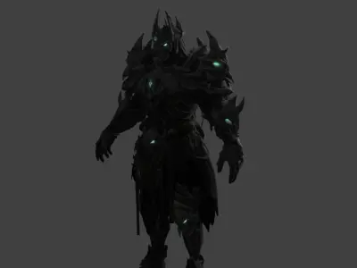 dark warrior 3D model