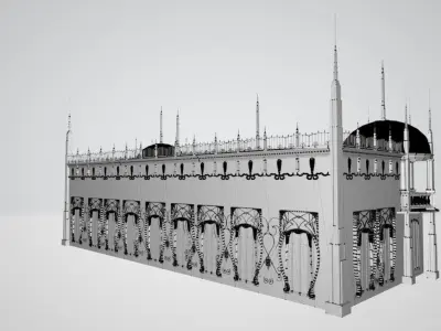 Music pavilon 3D model