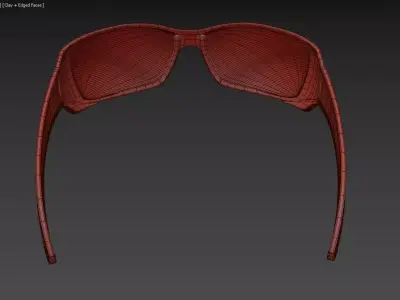 3d modeling  sun glass 02  Free 3D model