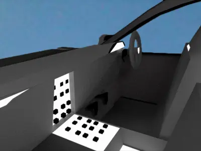 A 03 2019 Sedan SUV Low-poly 3D model