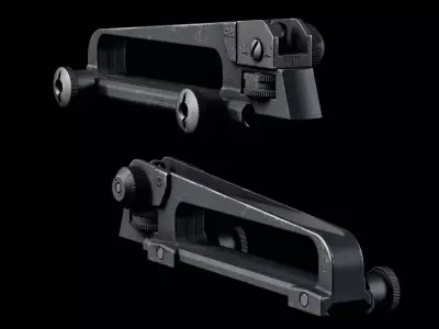 M4 - Carrying Handle Low-poly 3D model