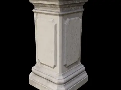 Classic Column Decorative Free 3D model