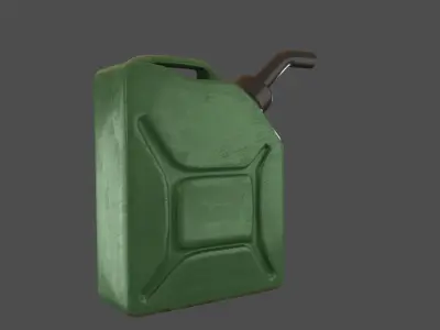 Jerry Can Low-poly 3D model order