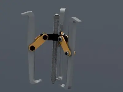 Three Leg Pulley Puller Free 3D model