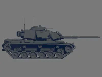 M60A2 TTS 3D model