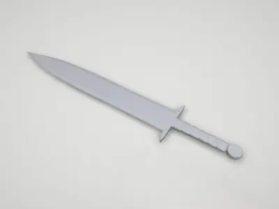 Game asset Aged Elegance Weapon 3D model
