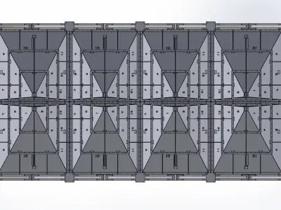 20MT Storage silos 3D model